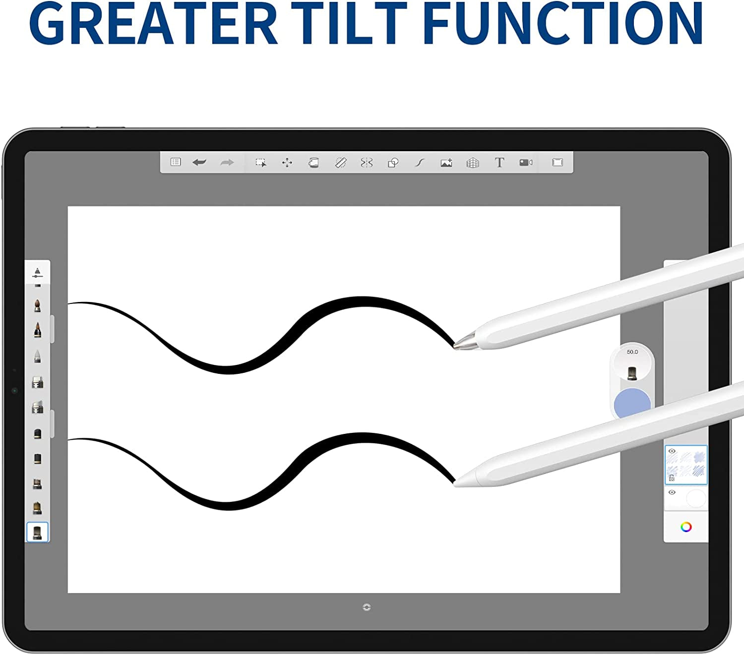 Upgraded Pencil Tips for Apple Pencil 2Nd/1St Generation, Well Precision Control Replacement Pen Tips, Metal Wear-Resistant Pen Nibs (3 Pack)  OOCLCURFUL   