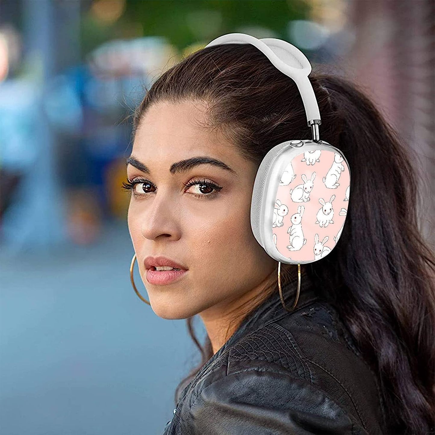 WINCHIHAN Printed Soft TPU Anti-Scratch Protective Case Cover Compatible with Airpods Max Headphones # A20071  WINCHIHAN   