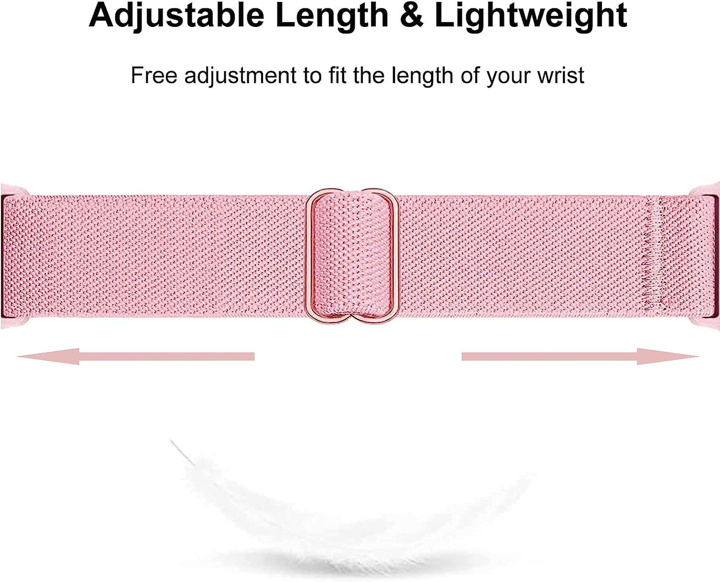 Bolesi 3 Pack 18Mm Stretchy Nylon Watch Bands for Garmin Venu 2S / Vivoactive 4S/ Vivoactive 3S,Soft Sport Band Quick Release Wristband Loop Elastic Strap for Men Women  Bolesi   