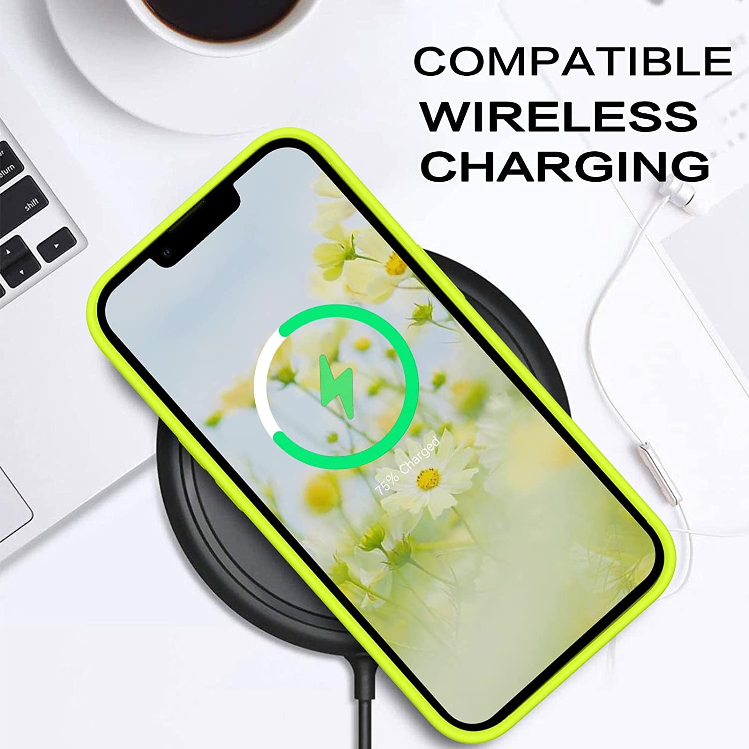 BENTOBEN Compatible with Iphone 14 Case, Liquid Silicone Gel Rubber Bumper Microfiber Lining Hard Back Shockproof Protective Phone Cover for Iphone 14 6.1",Hot Green  BENTOBEN   