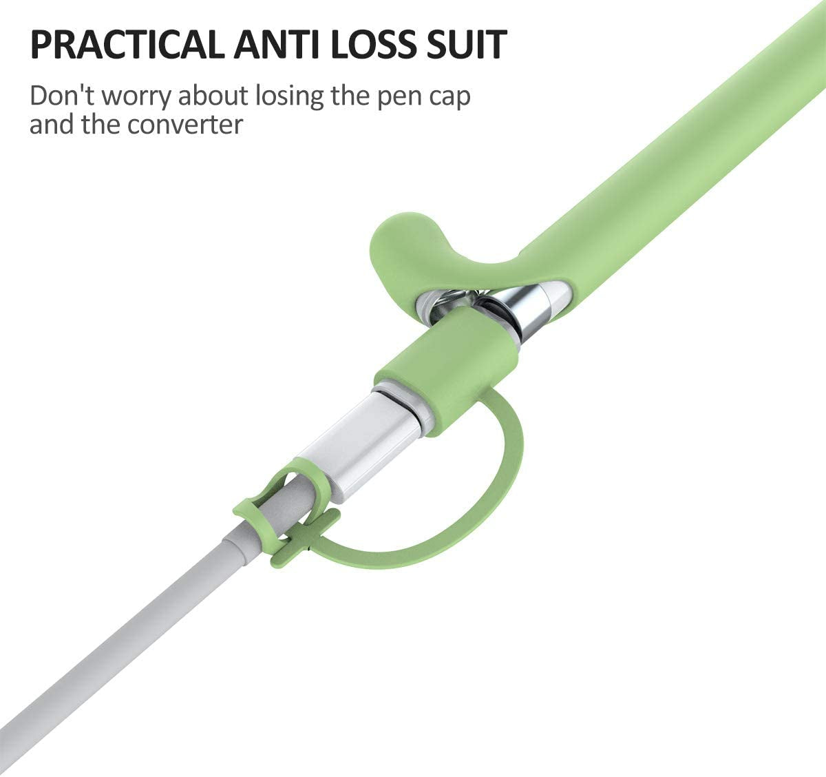 Silicone Soft Protective Case Cover Silicone Sleeve Compatible with Apple Pencil 1St Generation  shunheng   