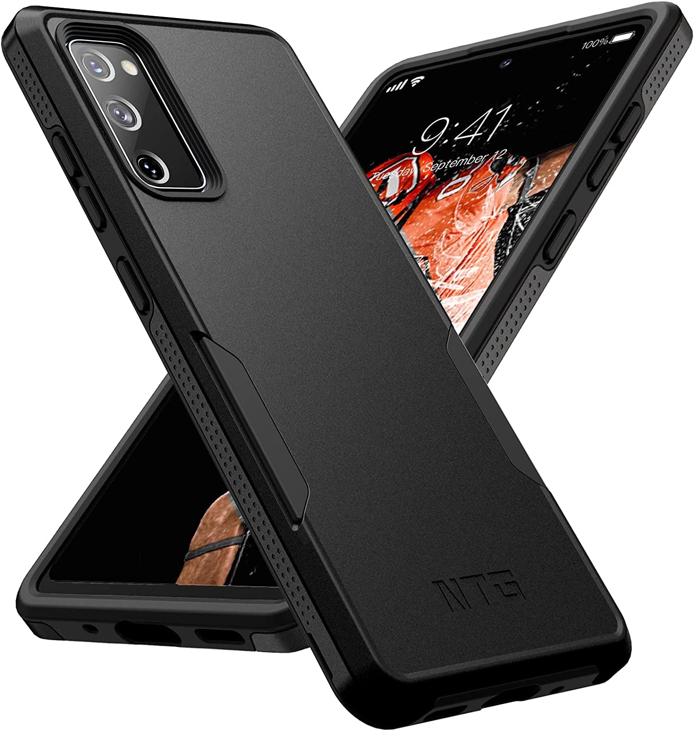 NTG [1St Generation Designed for Samsung S21 Case (Not for S21 Plus&S21 Ultra), Heavy-Duty Tough Rugged Lightweight Slim Shockproof Protective Case for Samsung Galaxy S21 6.2 Inch, Forest Green  NTG Black S20 Fe 