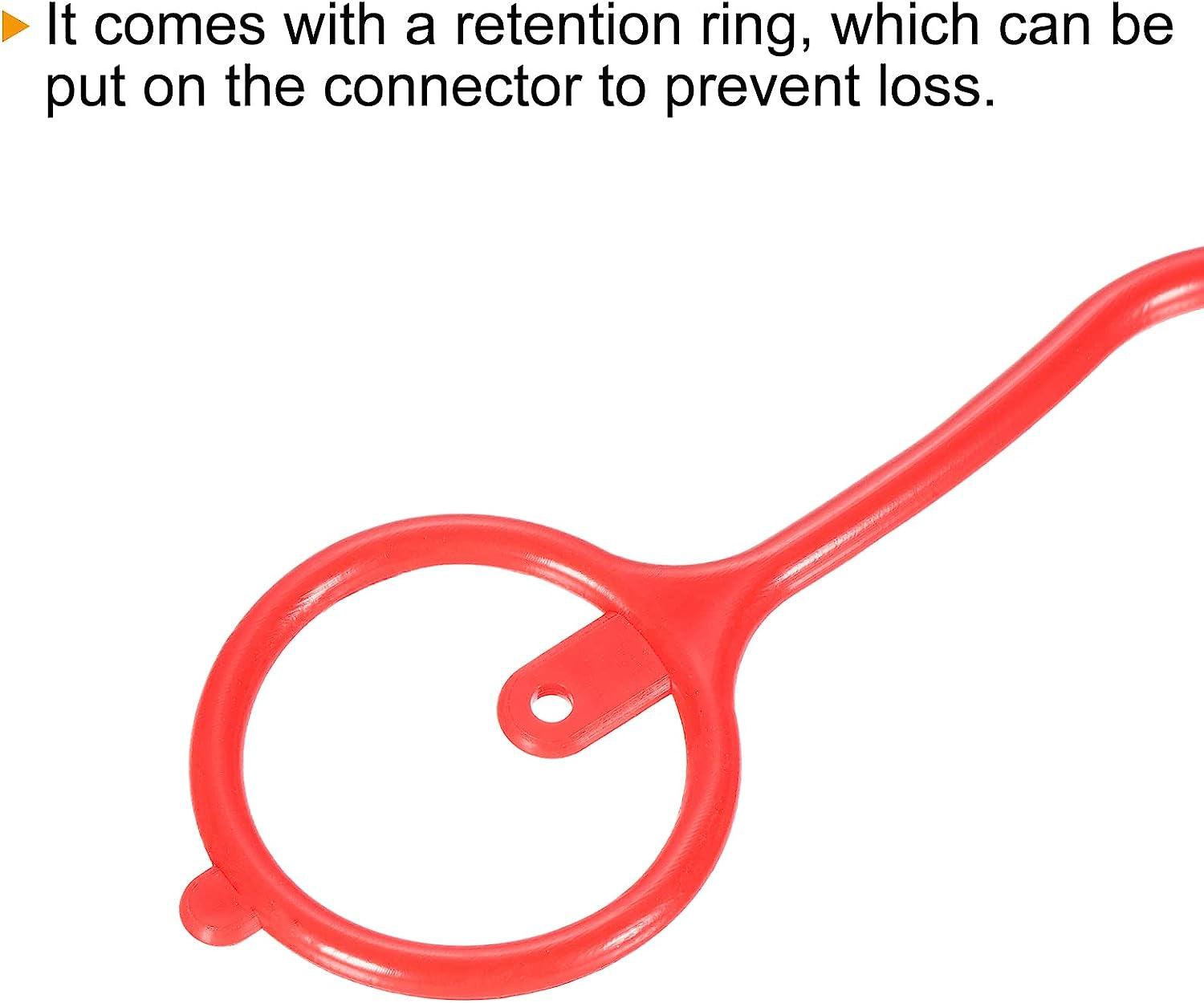 PATIKIL Dust Cap and Plug Kit, 1 Set 11/9X2" ID PVC Connector Protection Sleeve Covers for Flat Face Hydraulic Quick Coupling, Red  PATIKIL   