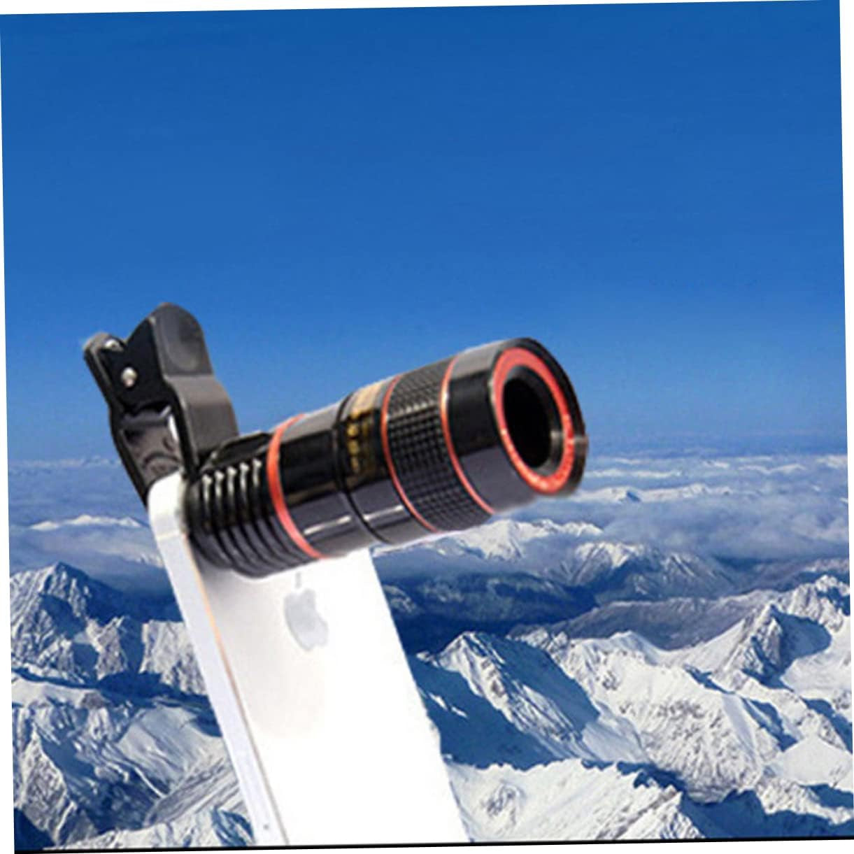 UKCOCO Phone Lens Camera Accessories Telephoto Lens Monocular Zoom Optical Lens Telephoto Lens with Tripod Camera Lens Appendix Tripod Black Telephoto Cell Phone Lens  UKCOCO   