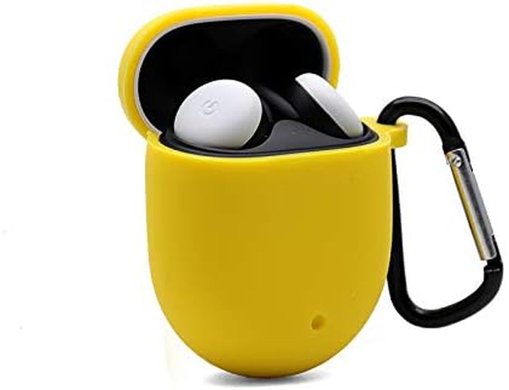 ZALUJMUS Silicone Case for Google Pixel Buds 2, Soft and Flexible, Scratch/Shock Resistant Silicone Cover for Google Pixel Buds 2 Headphones (Yellow)  ZALUJMUS   