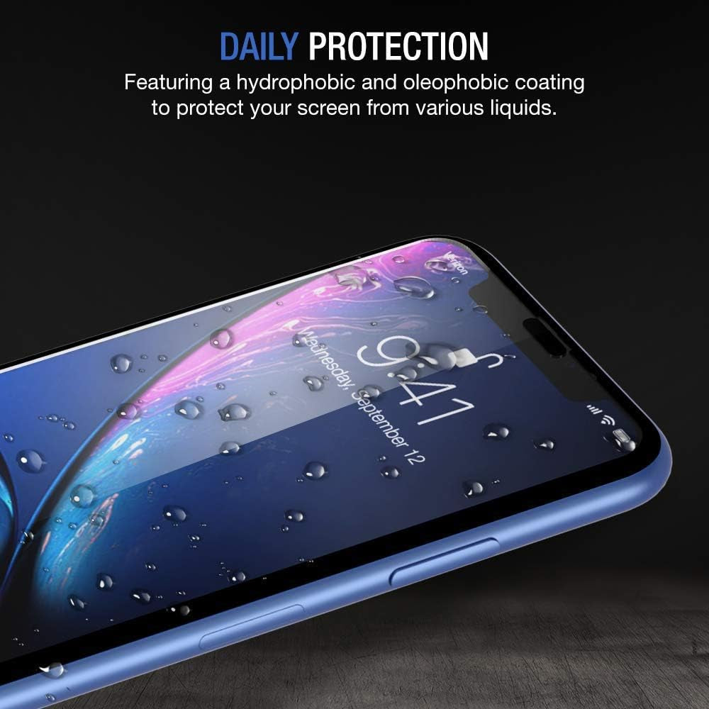 TETHYS Glass Screen Protector Designed for Iphone 11 / Iphone XR (6.1") [Edge to Edge Coverage] Full Protection Durable Tempered Glass Compatible Iphone XR/11 [Guidance Frame Include] - Pack of 3  TETHYS   