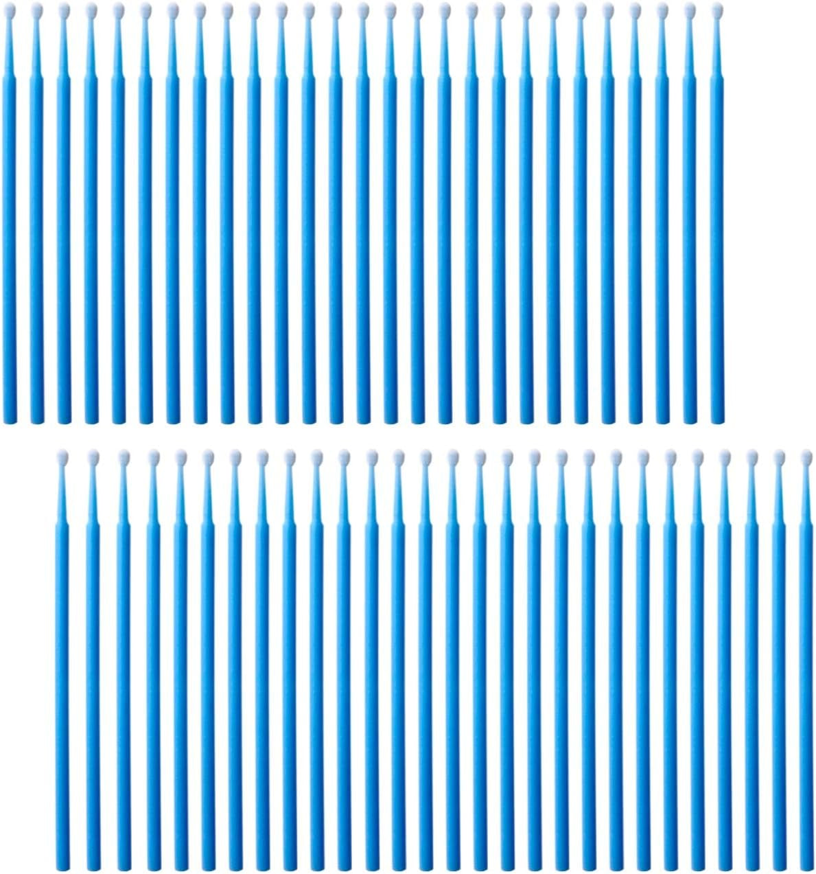 100 Pack Phone Charge Port Cleaning Tool Kit,Bendable Mini Soft round Brushes Cleaner Compatible with Iphone 11 Pro Speaker Tablet Camera Laptop Computer Smartphone, Blue  ACKLLR   