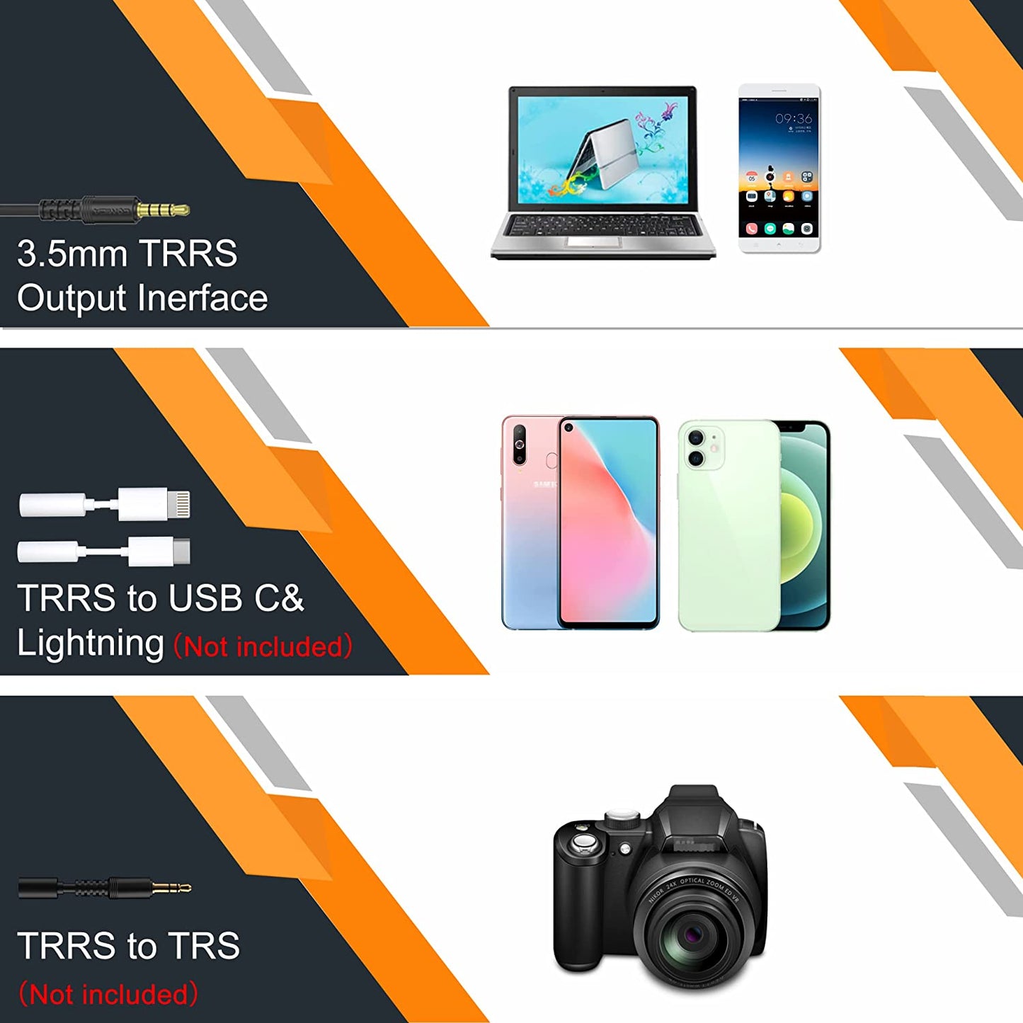 Comica Handheld Microphone for Smartphones, CVM-HRM-S Cardioid Condenser Interview Microphone for Iphone/Ipad Android Phones DSLR, Recording Mic for Interview, Report, Presentation, Livestream,Church  comica   