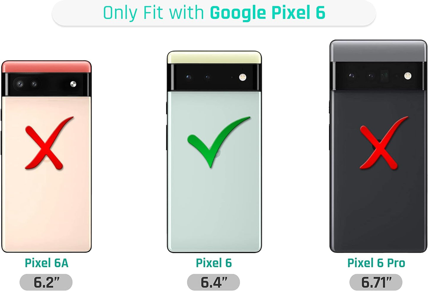 Glisten - Google Pixel 6 Case, Pixel 6 5G Case - Baseball Wall Art Design Printed Cute, Slim & Sleek Plastic Hard Snap on Protective Back Phone Case/Cover for Google Pixel 6 5G. [6.4"] White  Glisten   