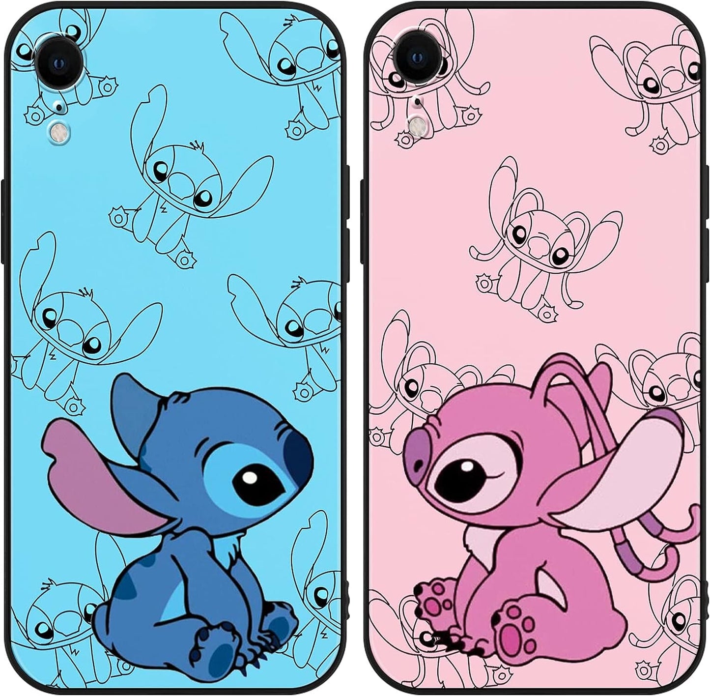 [2 Pack] Cute Case for Iphone 12 Pro Max Case, Cartoon Kawaii Aesthetic Cool Phone Cases Girly for Girls Boys Kids Women Clear Transparent Soft TPU Protective Cover Funda for Iphone 12 Pro Max 6.7"  QSN US 02 For Iphone Xr 