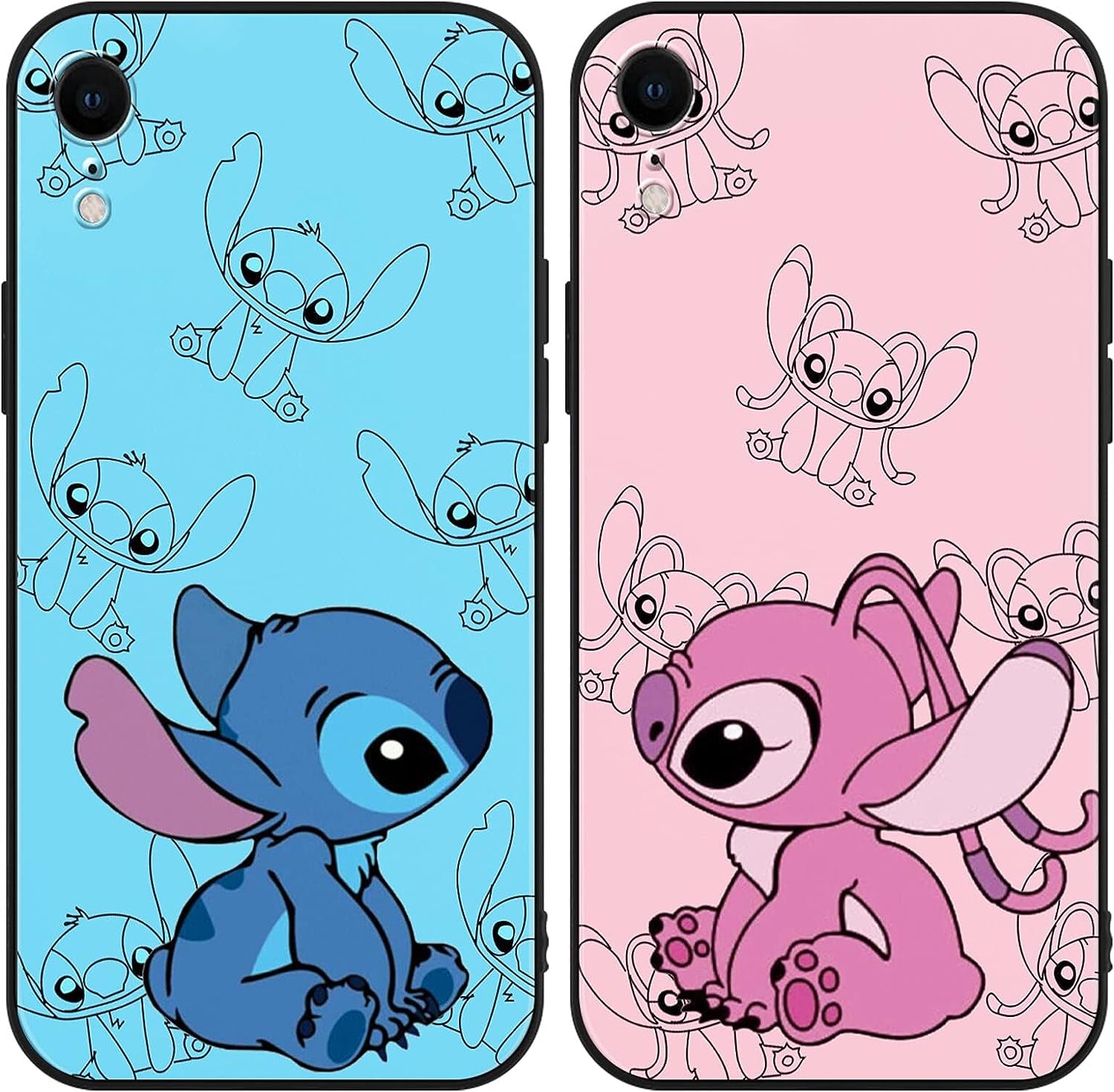 [2 Pack] Cute Case for Iphone 12 Pro Max Case, Cartoon Kawaii Aesthetic Cool Phone Cases Girly for Girls Boys Kids Women Clear Transparent Soft TPU Protective Cover Funda for Iphone 12 Pro Max 6.7"  QSN US 02 For Iphone Xr 