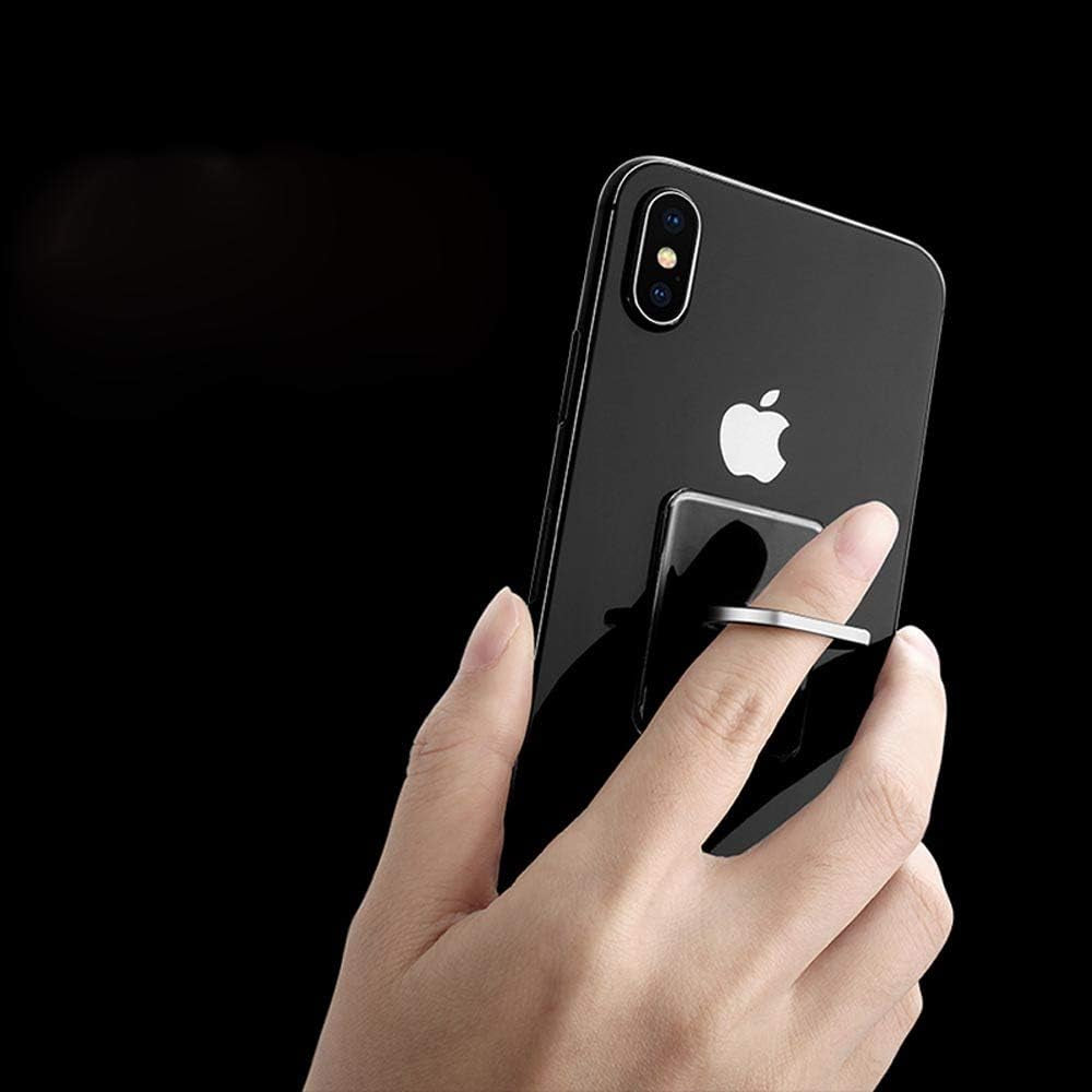ZOSTLAND 1PC Transparent Clear Phone Ring,Universal 360°Adjustable Phone Case Finger Grip Stand Holder Desk Stent Mount Car Hook Compatible with Iphone 13 12 11 XS MAX X plus Ipad Samsung (Round)  ZOEAST   