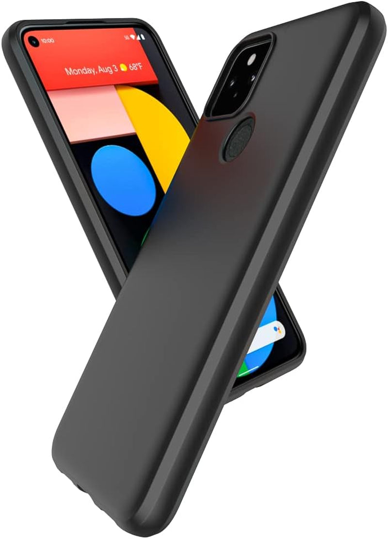 Puxicu Case for Google Pixel 4A 5G, Slim Design Matte Soft TPU Protective Cover - Black  Puxicu   