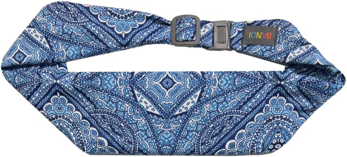 BANDI Large Travel and Running Belt, Securely Carry Keys, Phone, Medicine, Money or Food While You Exercise or Travel within Its Sleek 3 Pocket Design, Size 7.5 Inch by 3.5 Inch Black Solid One Size  BANDI WEAR LLC Bermuda  