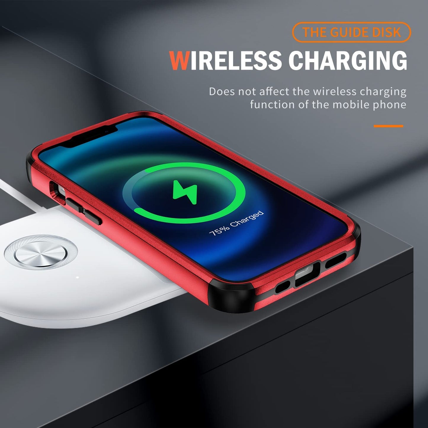 Ezanmull for Iphone 14 Case, [Shockproof] [Dropproof] [Full-Body] [2+Tempered Glass Screen Protector + 2+Tempered Camera Lens Protector] Heavy Duty Protection Phone Case for Apple Iphone 14 (Red)  Ezanmull   