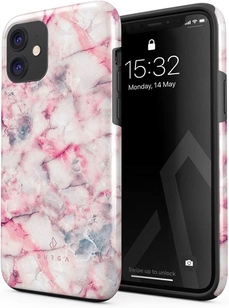 BURGA Phone Case Compatible with Iphone 14 plus - Wireless Charging Compatible, Hybrid 2-Layer Hard Shell + Silicone Protective Case, Heavy Duty Protection, Shock-Absorbent, Fatal Contradiction  BURGA Raspberry Jam Iphone 12 