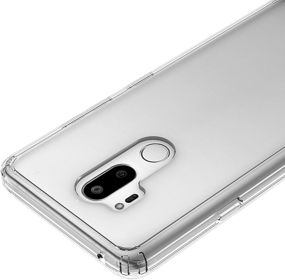 FINON Clear Perfect Body Model [ TPU Bumpers/Pc ] for LG G7 Case / G7 Thinq Case (2018) with Hybrid Protective Clear and Impact Resistance - Black  FINON   