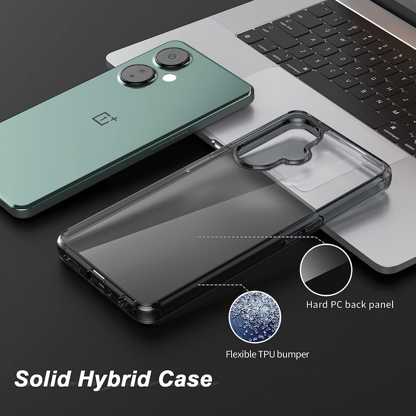 Foluu for Oneplus Nord N30 5G/Oneplus Nord CE 3 Lite 5G Case, Hard PC Back & Soft TPU Bumper Protective Shockproof Case for Oneplus Nord N30 5G 2023  Foluu   