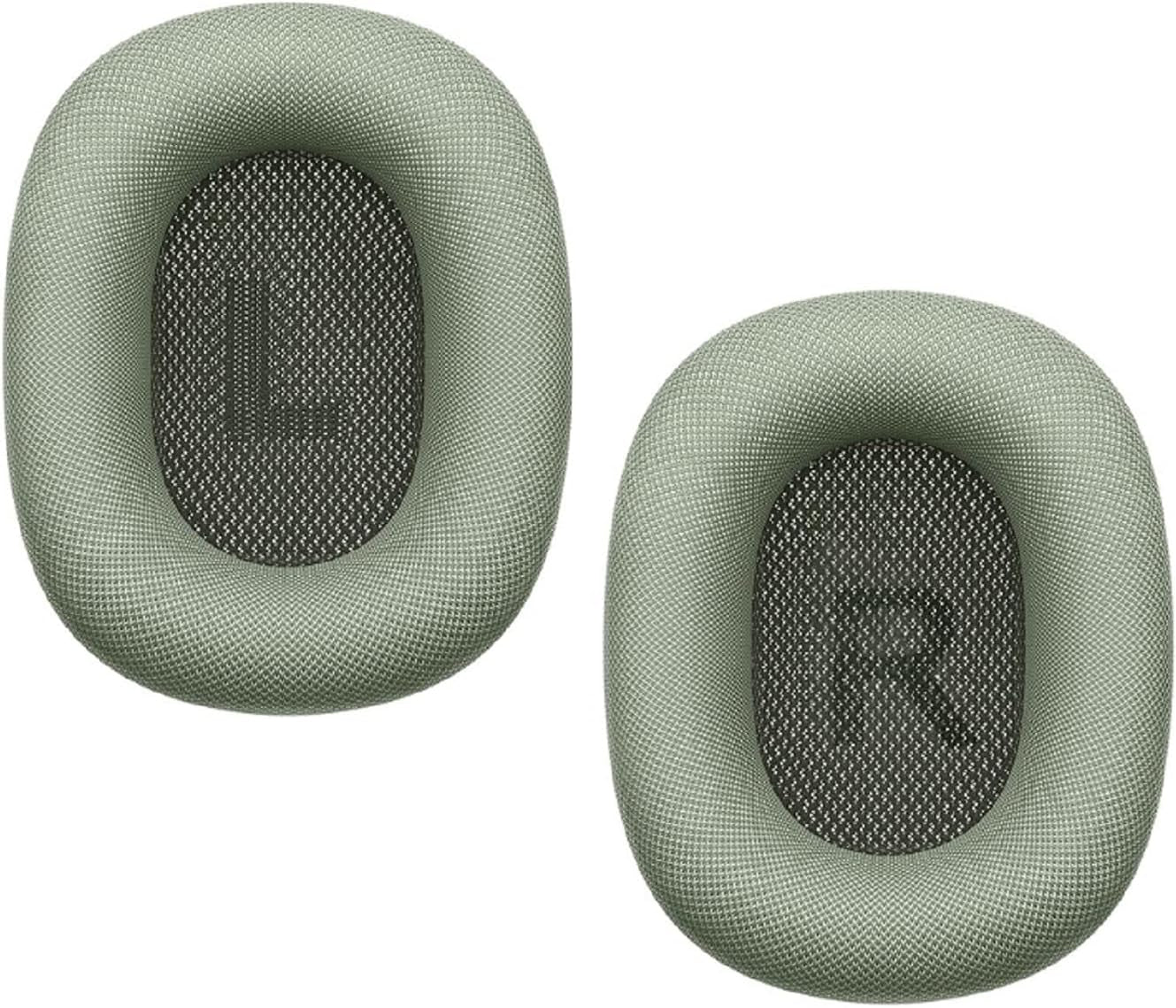 JEUOCOU Compatible for Airpods Max Earpads, Replacement Ear Pads Cushions Cover Repair Parts for Airpods Max Wireless Headphones with Magnet (Silver)  JEUOCOU Green  