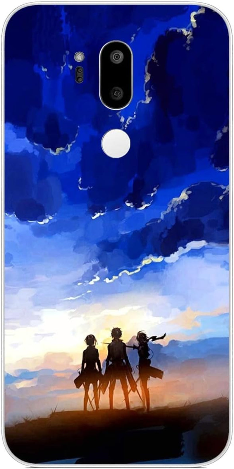 Compatible with LG G7 | LG G7 Thinq | LG G7 Fit | LG G7 One Case Attack on AOT Anime Titan 969 Soft TPU Rubber Protection Cover Clear  Tongstar Attack On Aot Anime Titan 921  