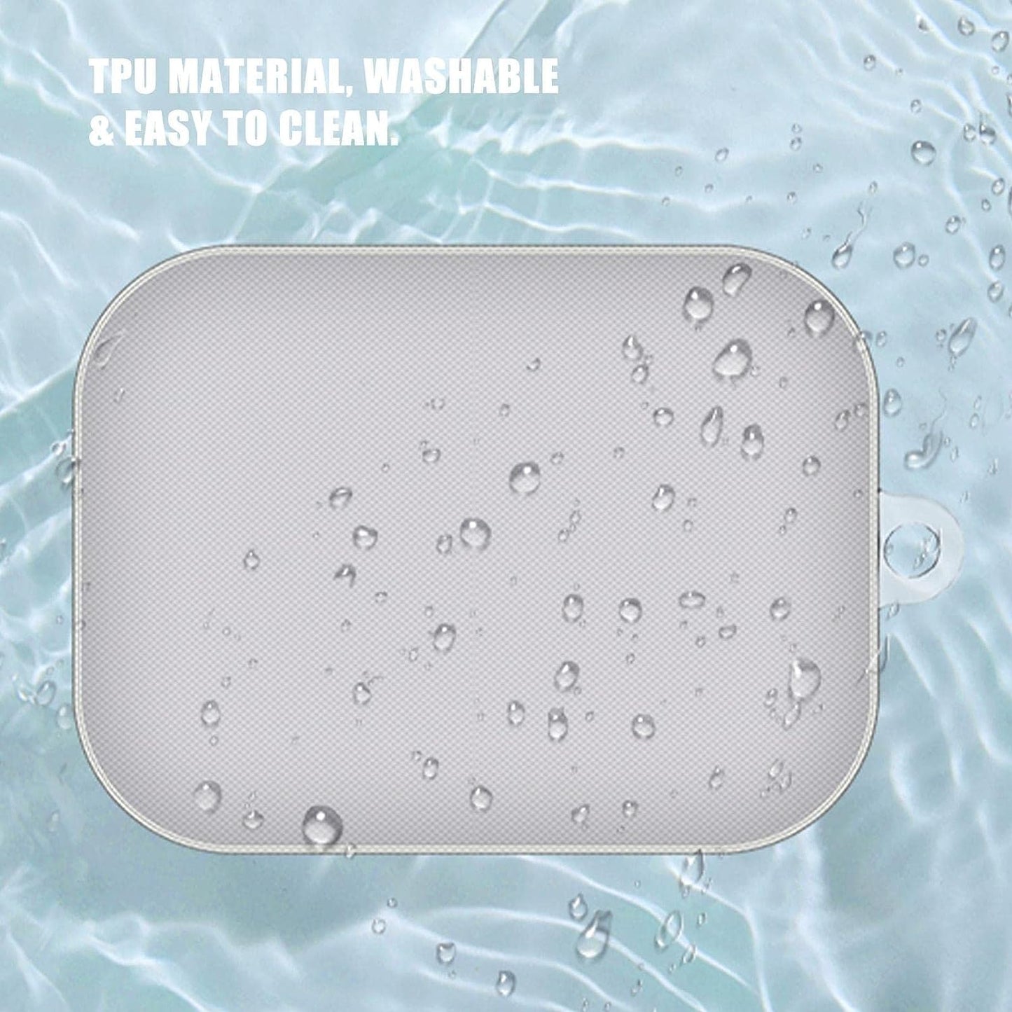 Aeihevo [2-Pack] Transparent Case Cover for Sony Linkbuds WF-L900 | Shockproof Full Body Protection Sleeve Skin Cover | Soft TPU Clear Cover with Carabiner for Wireless Earbuds  Aeihevo   