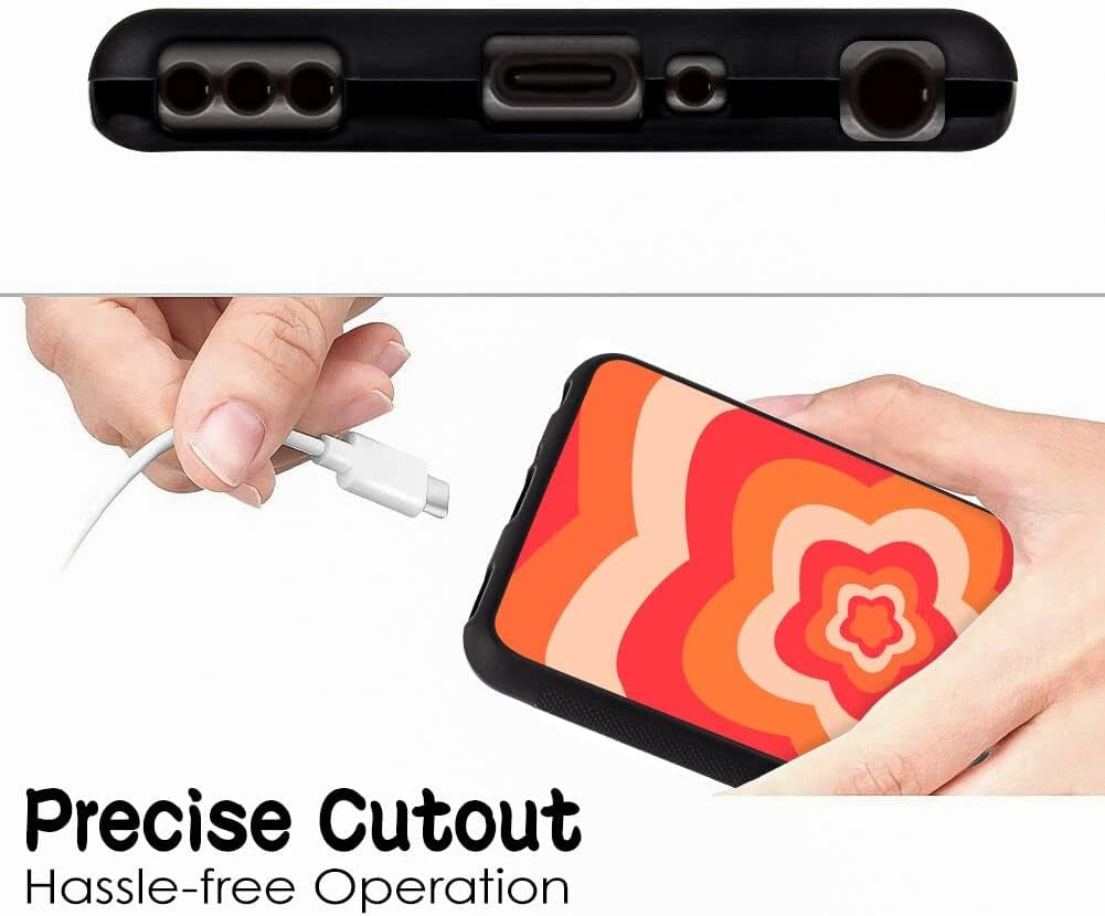 KUAVETO Phone Case for LG G8 Thinq with Flower Tunnels Pattern Impact-Resistant Shock-Proof Suitable for LG G8 Thinq  ZhuoShuangTC   