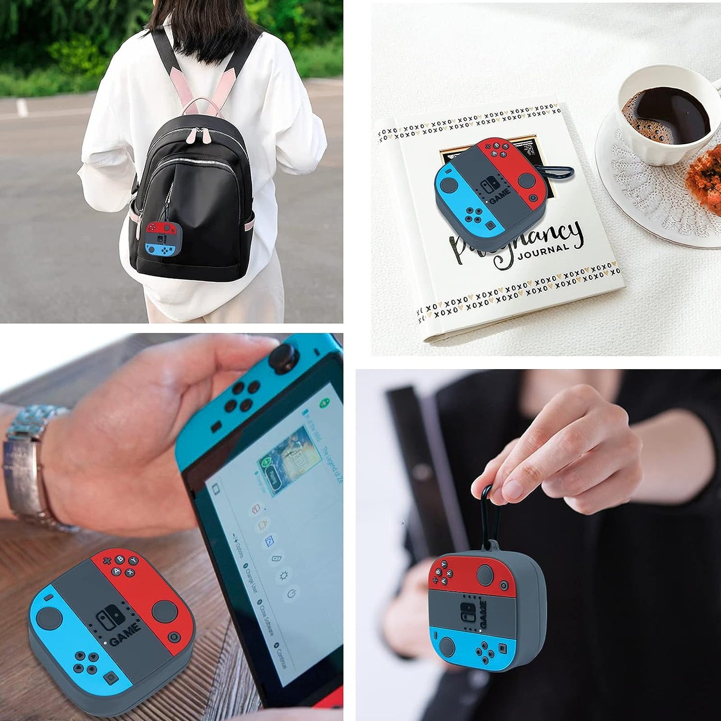 Powerbeats Pro Case, 3D Cute Cartoon Stylish Shockproof Protective Silicone Case Cover for Powerbeats Pro with Keychain Accessories for Boys Men Teens Kids (Switch Case)  LDSXAY   