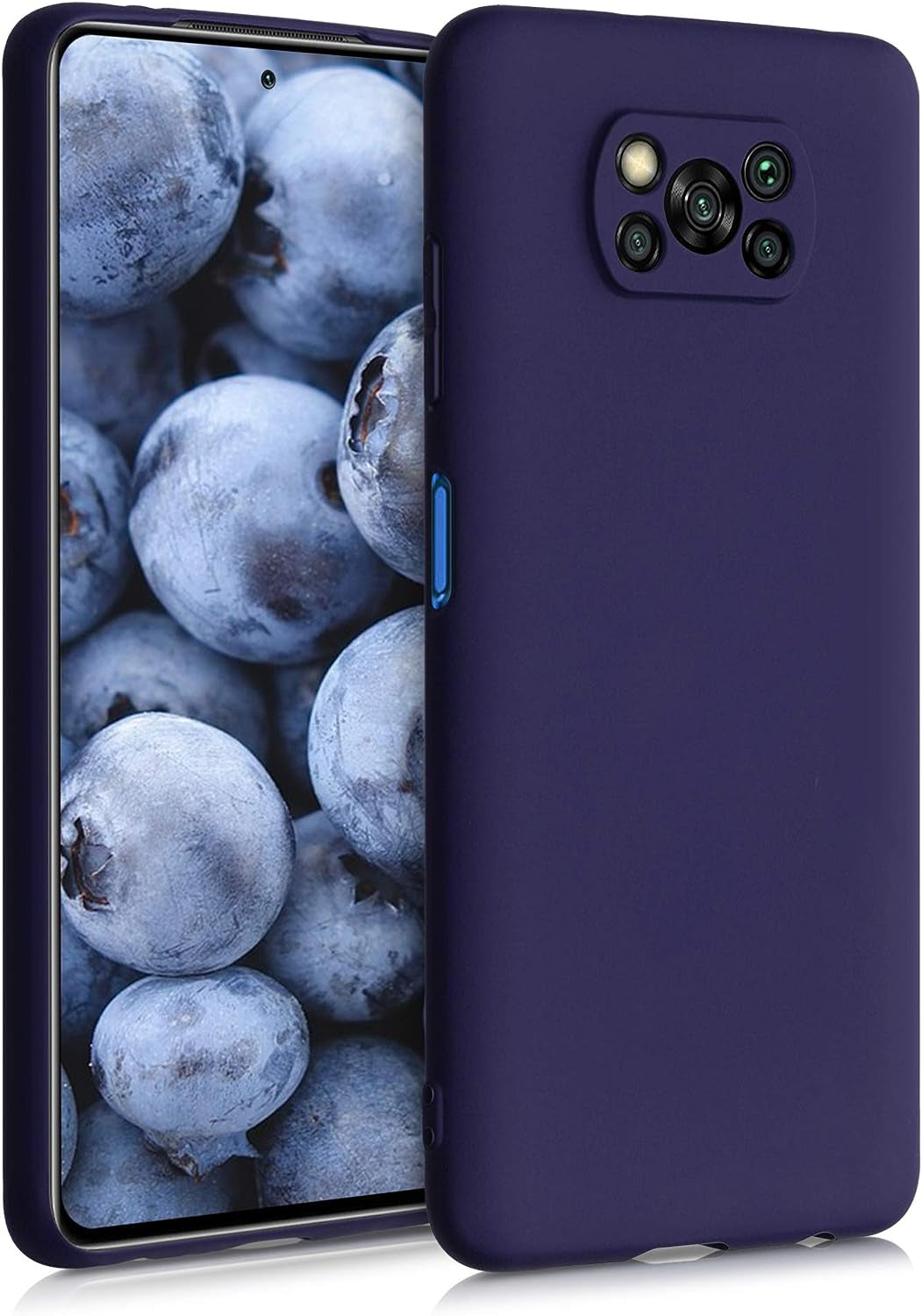 Kwmobile Case Compatible with Xiaomi Poco X3 Nfc/Poco X3 Pro Case - Soft Slim Protective TPU Silicone Cover - Arctic Night  KW-Commerce Deep Ocean  