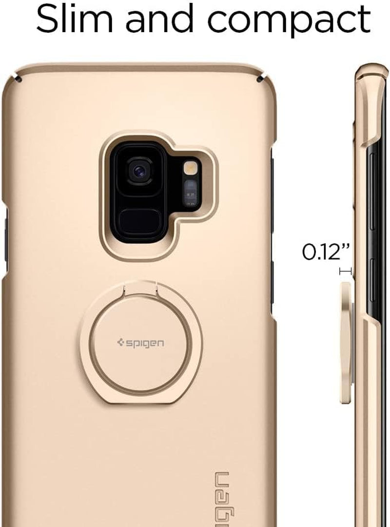 Spigen Style Ring 360 Cell Phone Ring/Phone Grip/Stand/Holder for All Phones and Tablets Compatible with Magnetic Car Mount - Champagne Gold  Spigen   