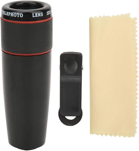 01 Phone Camera Zoom Lens, Telescope, Clip-On Type Lightweight Portable Removable for Photograph Cell Phone  01   