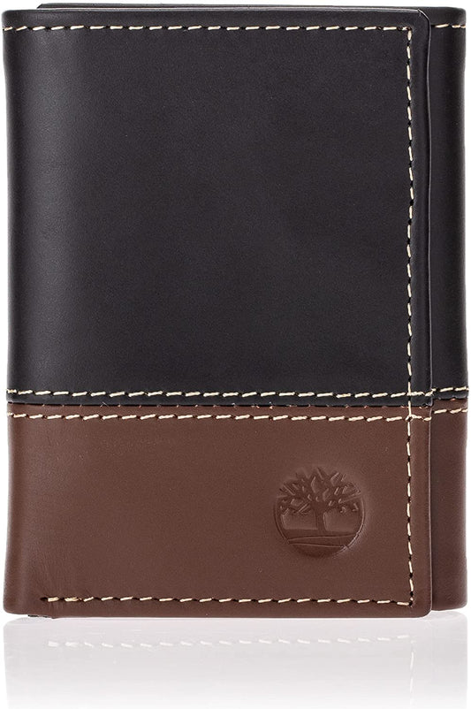 Timberland Men'S Leather Trifold Wallet with ID Window  Timberland Accessories   
