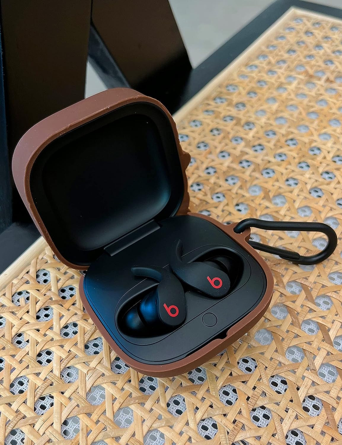 KIRDEIVY Cute 3D Cookie Bear Silicone Case - Anti-Fall, Anti-Slip, Waterproof Cover for Beats Fit Pro  KirDeivy   