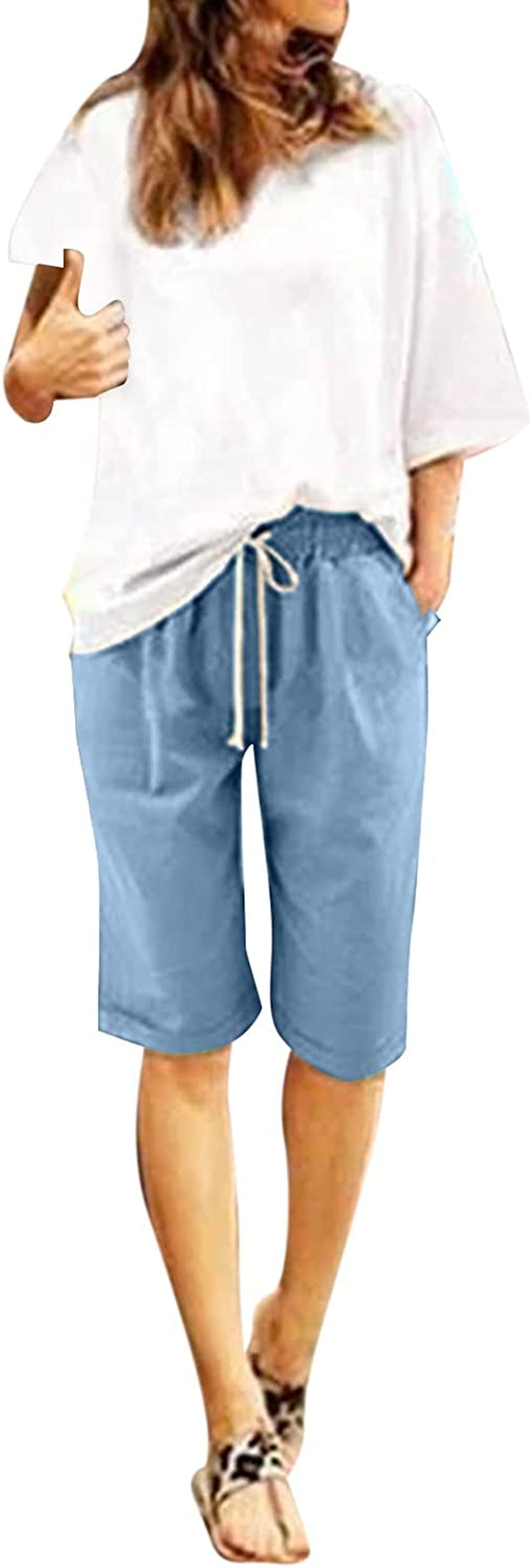 HSSDH Shorts for Women Beach, Women'S Casual Shorts Quick Dry Lightweight Summer Travel Beach Shorts for Women  HSSDH   