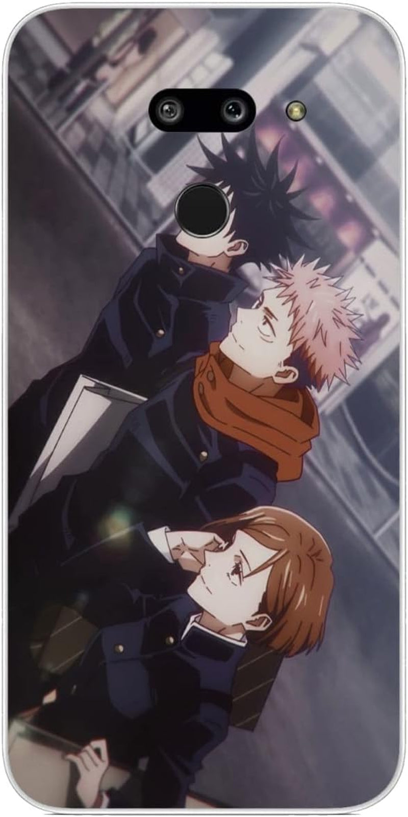 Compatible with LG G8 | LG G8 Thinq Case Jujutsu Gojo with Kaisen Satoru 122 Japanese Anime Design Soft Ultra-Thin Cover Case Clear  CUENDX Jujutsu J With Kaisen 941  