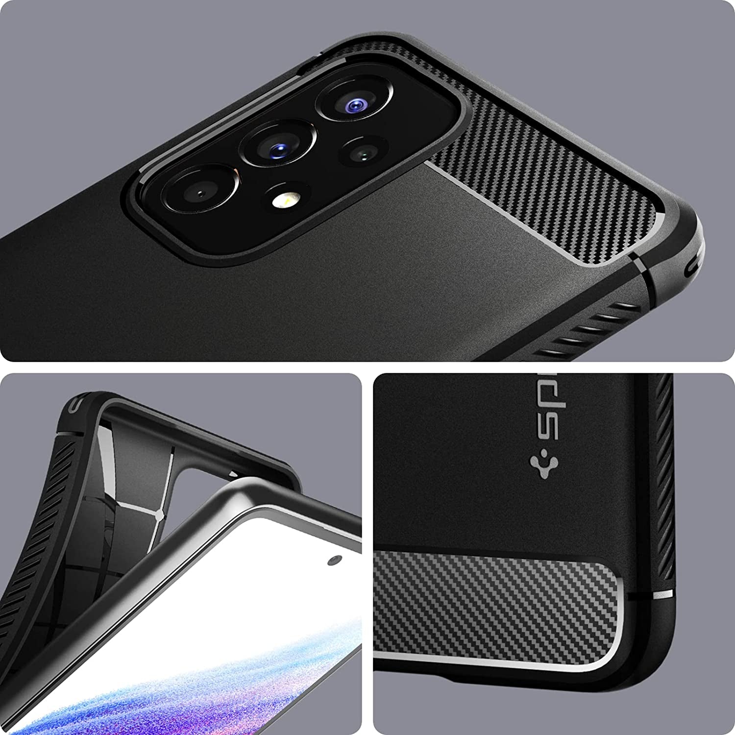 Spigen Rugged Armor Designed for Galaxy A53 5G Case (2022) - Matte Black  Spigen   
