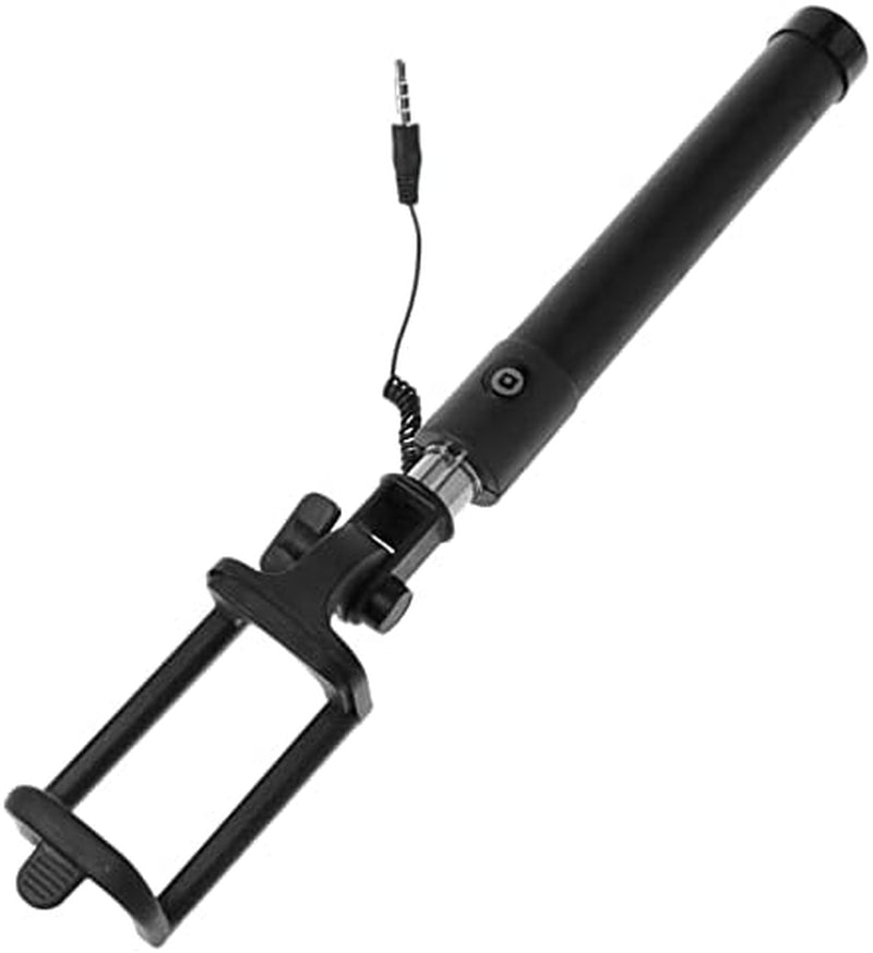 Vizgiz 2 Pack Monopod Selfie Stick 3.5Mm Port Cable Wired Control Phone Camera Telescopic Pole Video Switch Portable Stand for Ios Android Smartphone Iphone 12 13 Pro 11 10 Galaxy S9 Note 8 7 S8  VizGiz   