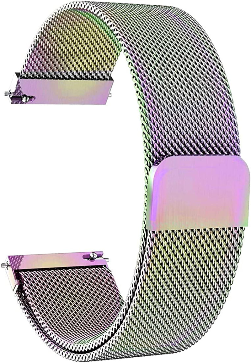 Stan Lee Watch Band Compatible with Samsung Galaxy Watch (46Mm), 22Mm Stainless Steel Magnetic Mesh Watch Band Quick Release Strap for Samsung Gear S3 Classic/Frontier  Stan Lee A3-Colorful  