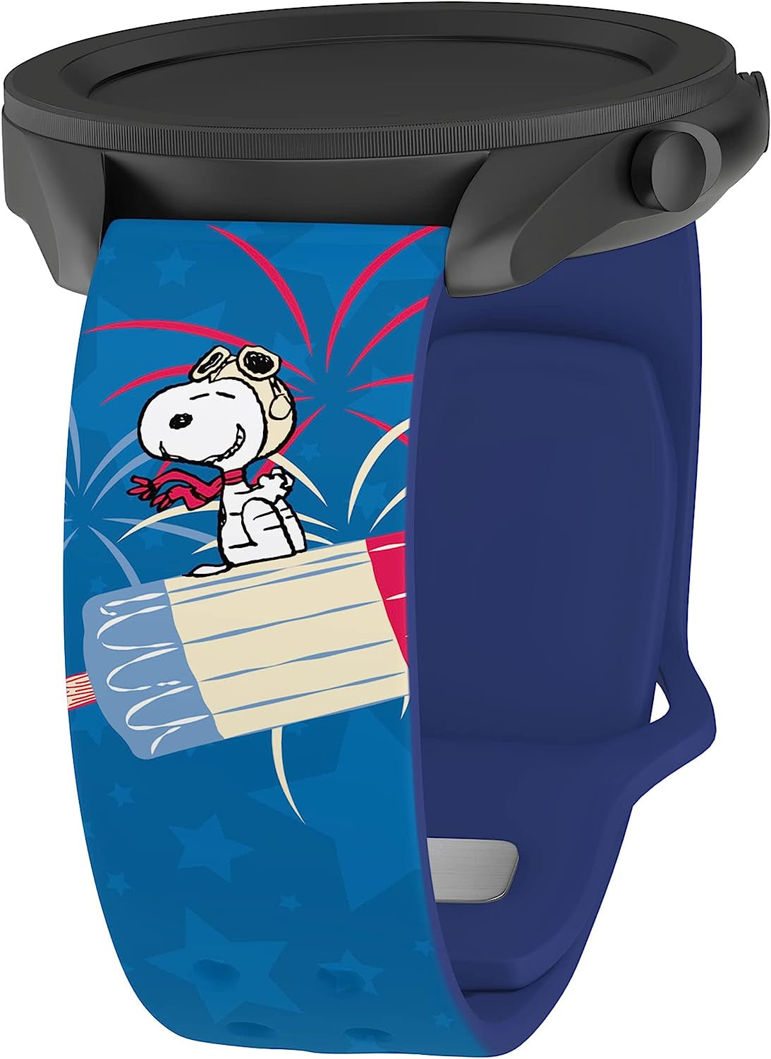 Affinity Bands Peanuts Patriotic HD Watch Band Compatible with Samsung Galaxy Watch  Affinity Brand Partners Fireworks 20mm Short 