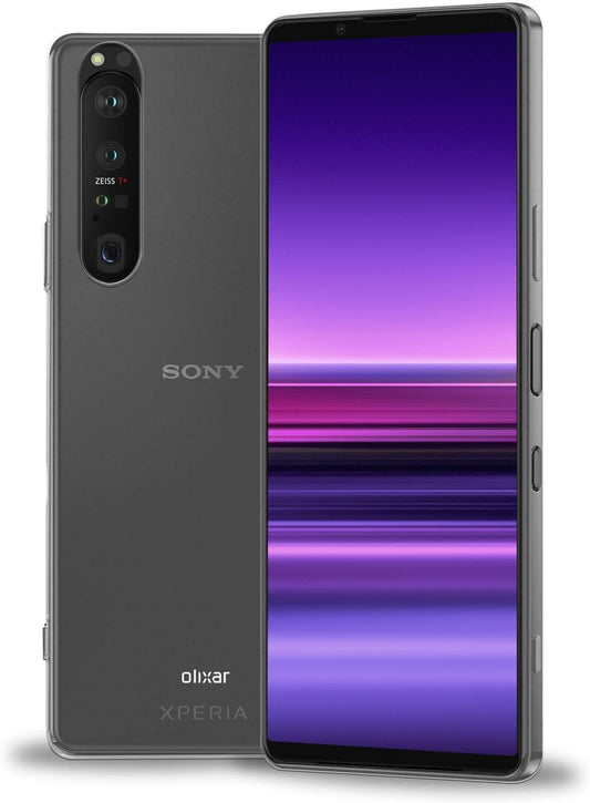 Olixar Clear Case for Sony Xperia 1 III - Silicone Gel TPU Flexible - Ultra Thin - Slim Protection - Wireless Charging Compatible - Shockproof Phone Cover - Crystal Clear  Olixar   