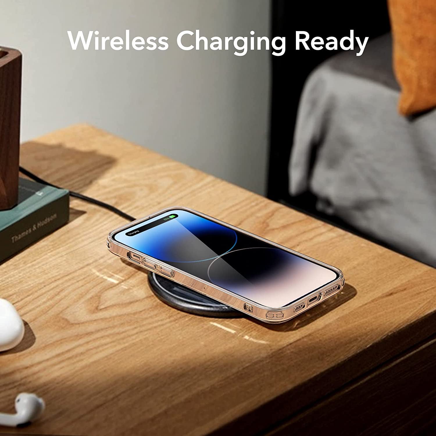 ESR Clear Case Compatible with Iphone 14 Pro Case, Shockproof Thin Silicone Cover, Yellowing-Resistant Slim Transparent TPU Phone Case, Project Zero Series, Clear  ESR   