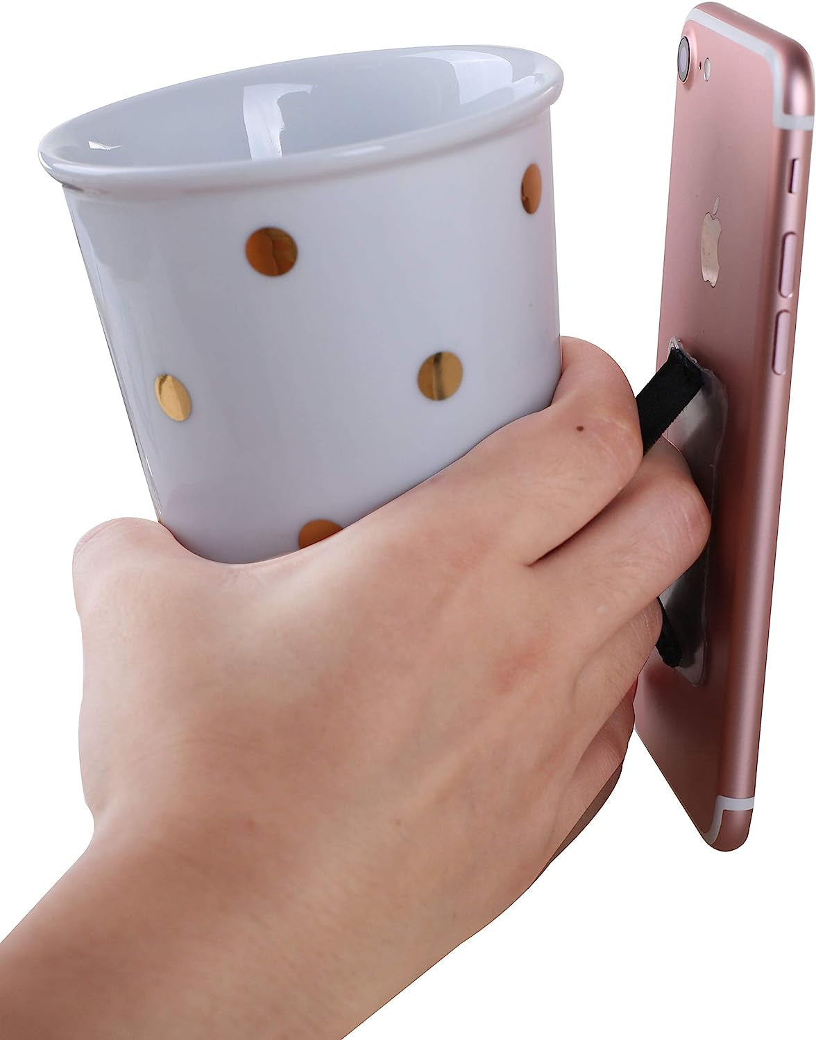 Cheap Sunday Cellphone Strap Holder for Back of Phone - Ultra Slim Universal Loopy Phone Grip Finger Strap Holder with Adhesive to Stick on (Black 2 Packs)  Cheap Sunday   