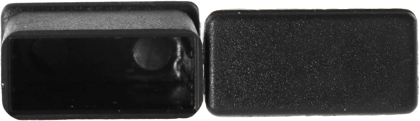 DTTRA 20Pcs Plastic USB Type a Male Anti-Dust Stopper Plug Cover Protector Cap Cover, Black  DTTRA   