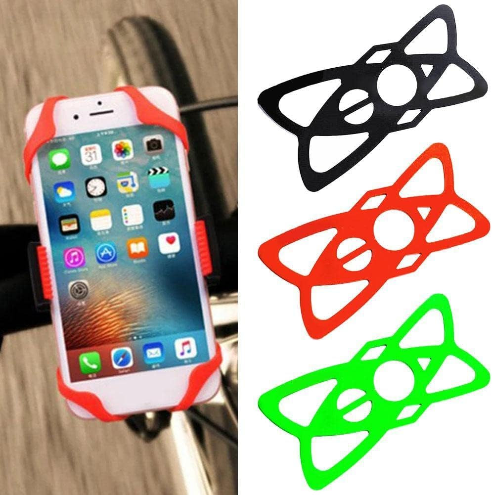 WWDZ Anti-Slip Fasten Rubber Band for Bicycle Motorcycle Mobile Mobile Phone Mount Cradle Silicone Strong T4M9 Ho Belt Strap Security  WWDZ   