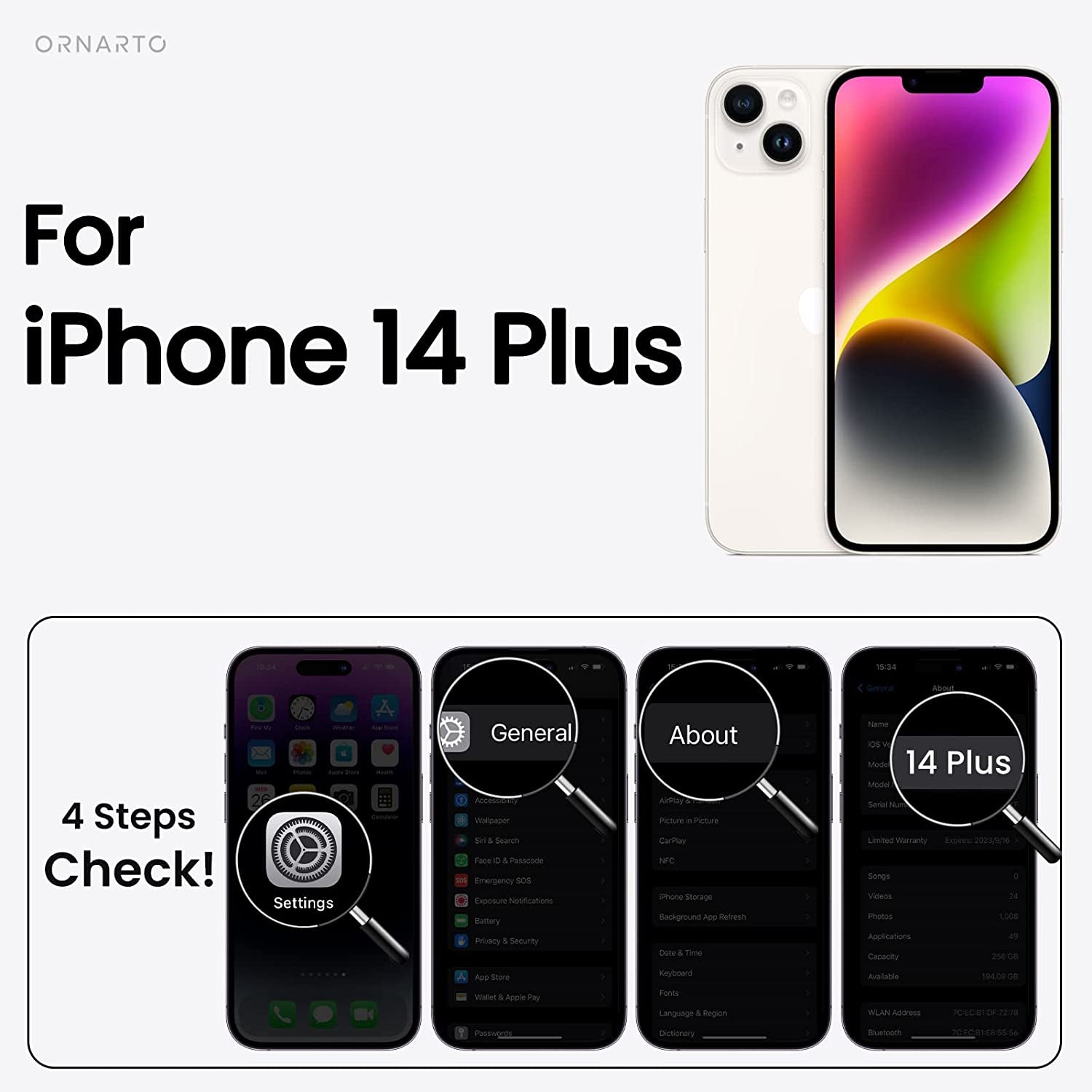 ORNARTO Compatible with Iphone 14 plus Case 6.7, Slim Liquid Silicone 3 Layers Full Covered Soft Gel Rubber Case Protective Cover 6.7 Inch-Baby Yellow  ORNARTO   