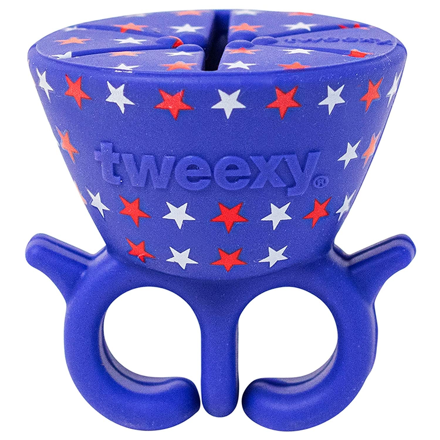 Tweexy Wearable Nail Polish Holder Ring - Nail Polish Bottle Holder for Easy Application | Perfect for Fingernail Painting, Manicure & Pedicure | Nail Polish Accessories (Camo)  Station 22, LLC Star Spangled  