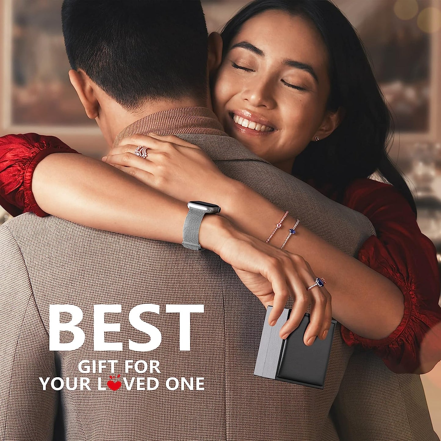 Zedoli Metal Band Compatible with Apple Watch Bands 40Mm 38Mm 41Mm 45Mm 44Mm 42Mm 49Mm for Women Men, Stainless Steel Milanese Mesh Loop Magnetic Wristbands for Iwatch Series 8 7 6 5 4 3 2 1 SE Ultra  Zedoli   