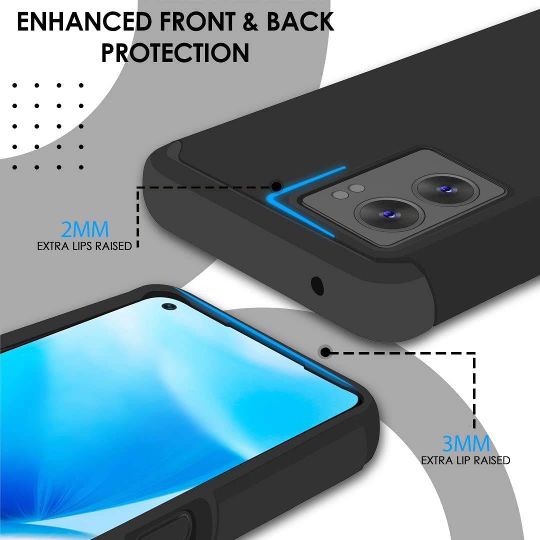 Hrwireless Compatible for Oneplus Nord N300 5G Phone Case Cover, Heavy Duty (Magnetic Mount Friendly) Series with Premium Minimalistic Design for Accidental Drops for Men Women Girls Boys  HRWireless   