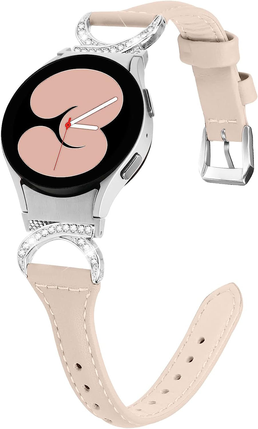 Wrist Strap for Samsung Galaxy Watch 5/Samsung Galaxy Watch 4 Smart Watch Bands for Women, Replacement Leather Watch Band Compatible for Samsung Galaxy Watch 5/Samsung Galaxy Watch 4 Genuine Leather Wristband Bracelet  FitTurn   