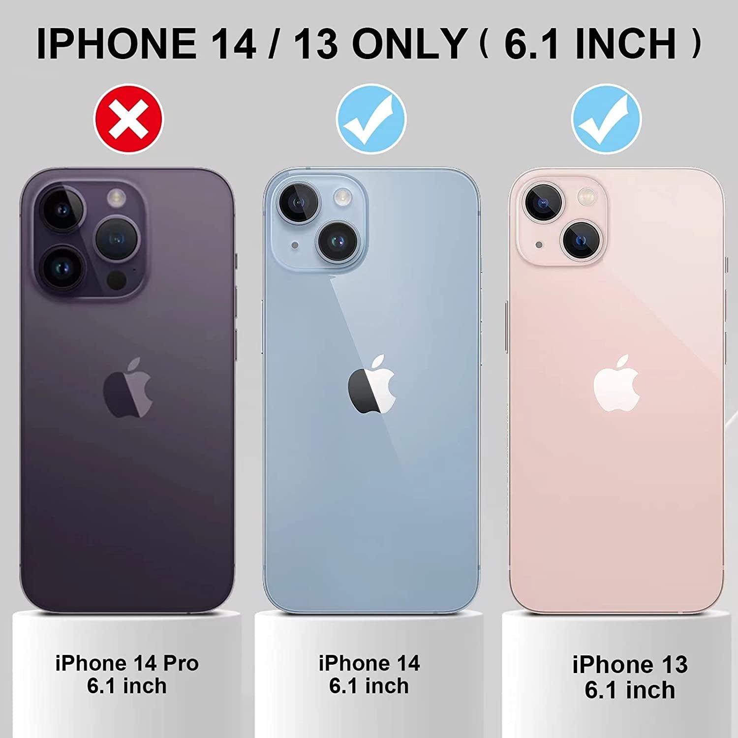 Cookiver for Iphone 14 Case/Iphone 13 Case Inch with Ring Stand, with 2 Pack Glass Screen Protector + 1 Pack Camera Lens Protector,Heavy-Duty Shockproof Military Grade Rugged Cover (Avocado)  Cookiver   