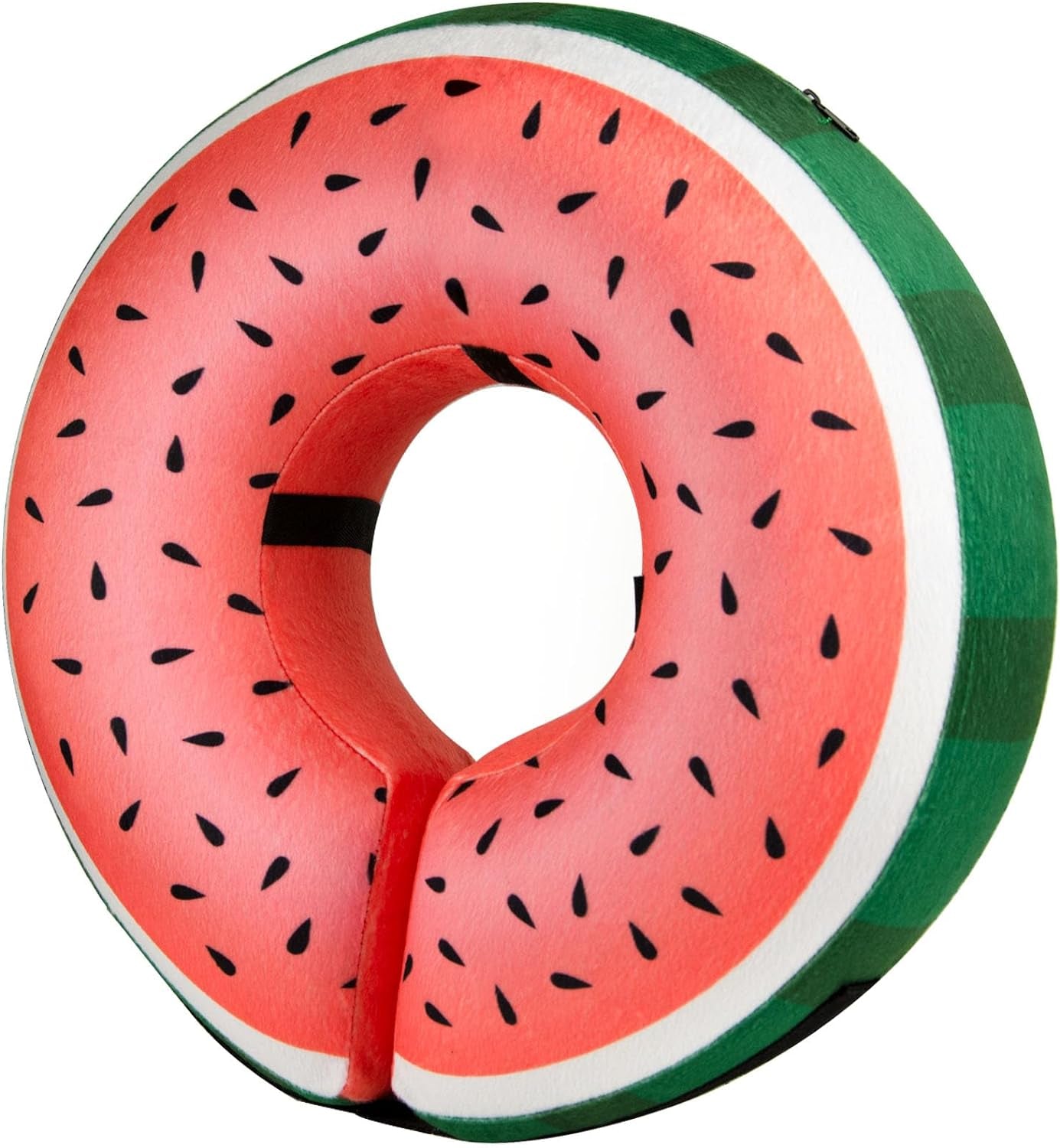 BENCMATE Protective Inflatable Collar for Dogs and Cats - Soft Pet Recovery Collar Does Not Block Vision E-Collar (Medium, Blue)  BENCMATE Watermelom [Neck:5"-8"] Small 